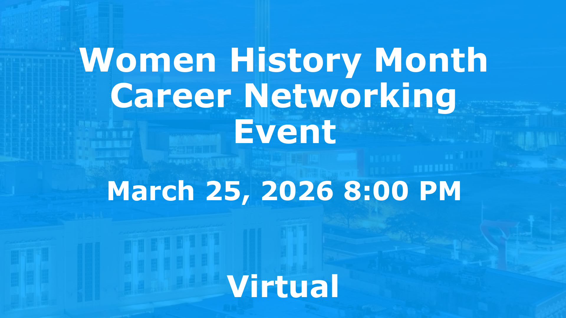 Women History Month Career Networking Event event image
